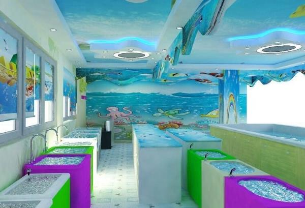 適合兒童游泳館使用的空氣能恒溫泳池系統(tǒng)