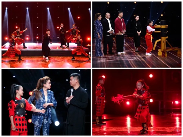 來華天成做客的武術小明星徐羽汐上央視《星光大道》啦！