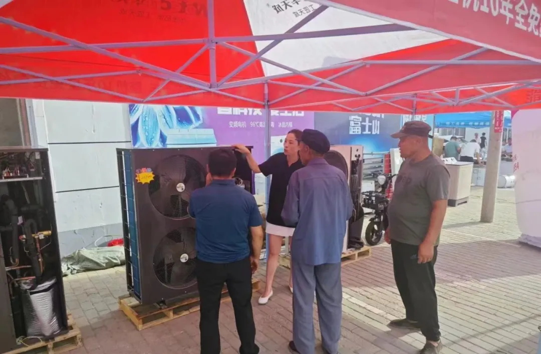 華天成空氣能通遼香山鎮(zhèn)新店盛大開業(yè)，以“可靠耐用”品質(zhì)溫暖寒冬！