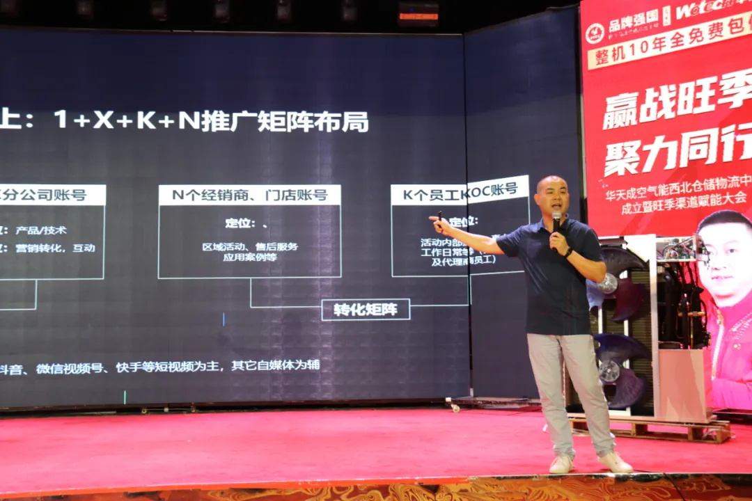 贏戰旺季 聚力同行——華天成西北倉儲物流中心成立儀式暨渠道賦能大會成功舉辦！