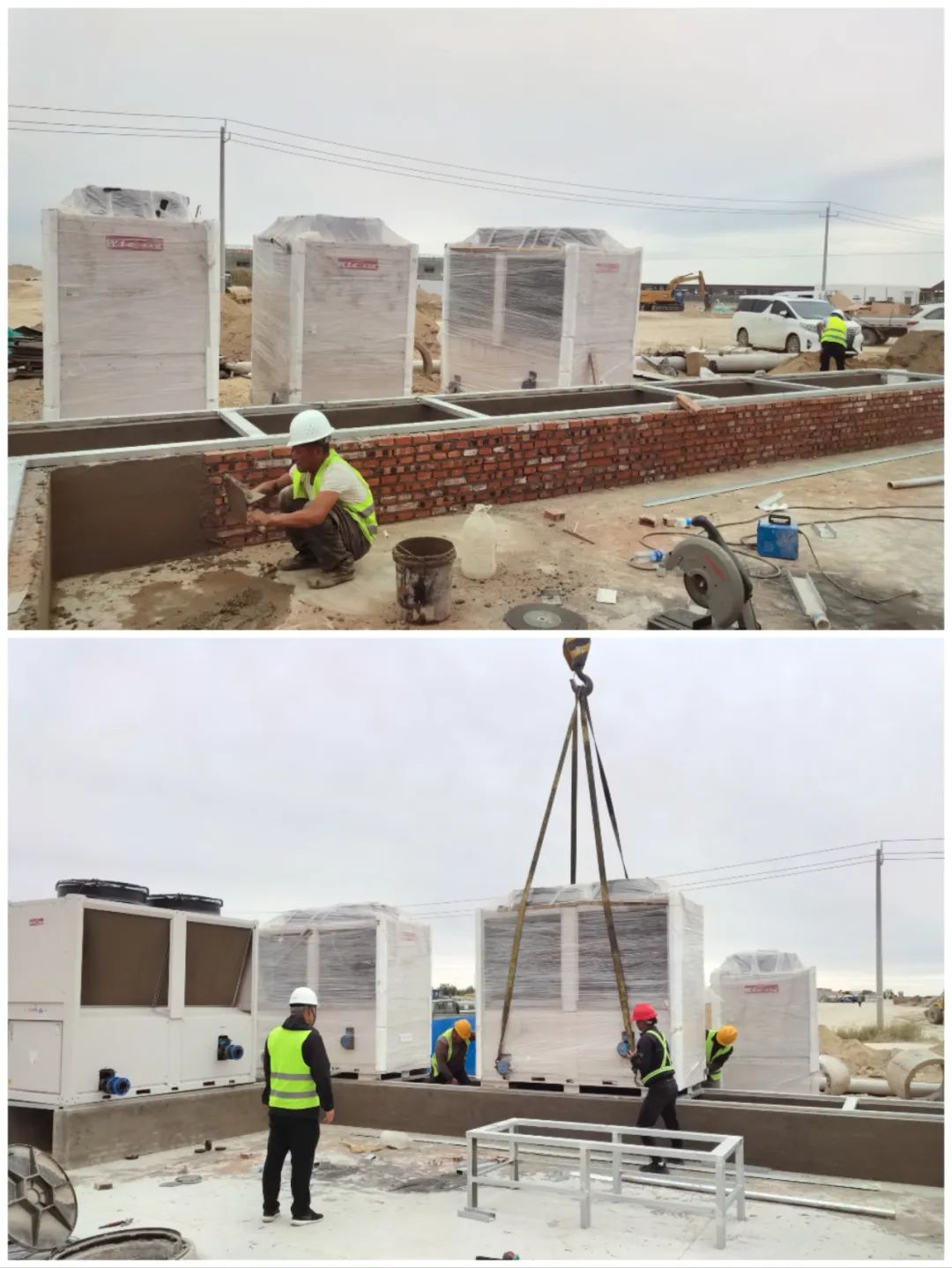 國慶佳節，華天成奮戰一線助力蒙牛集團供暖和熱水項目節能減碳！