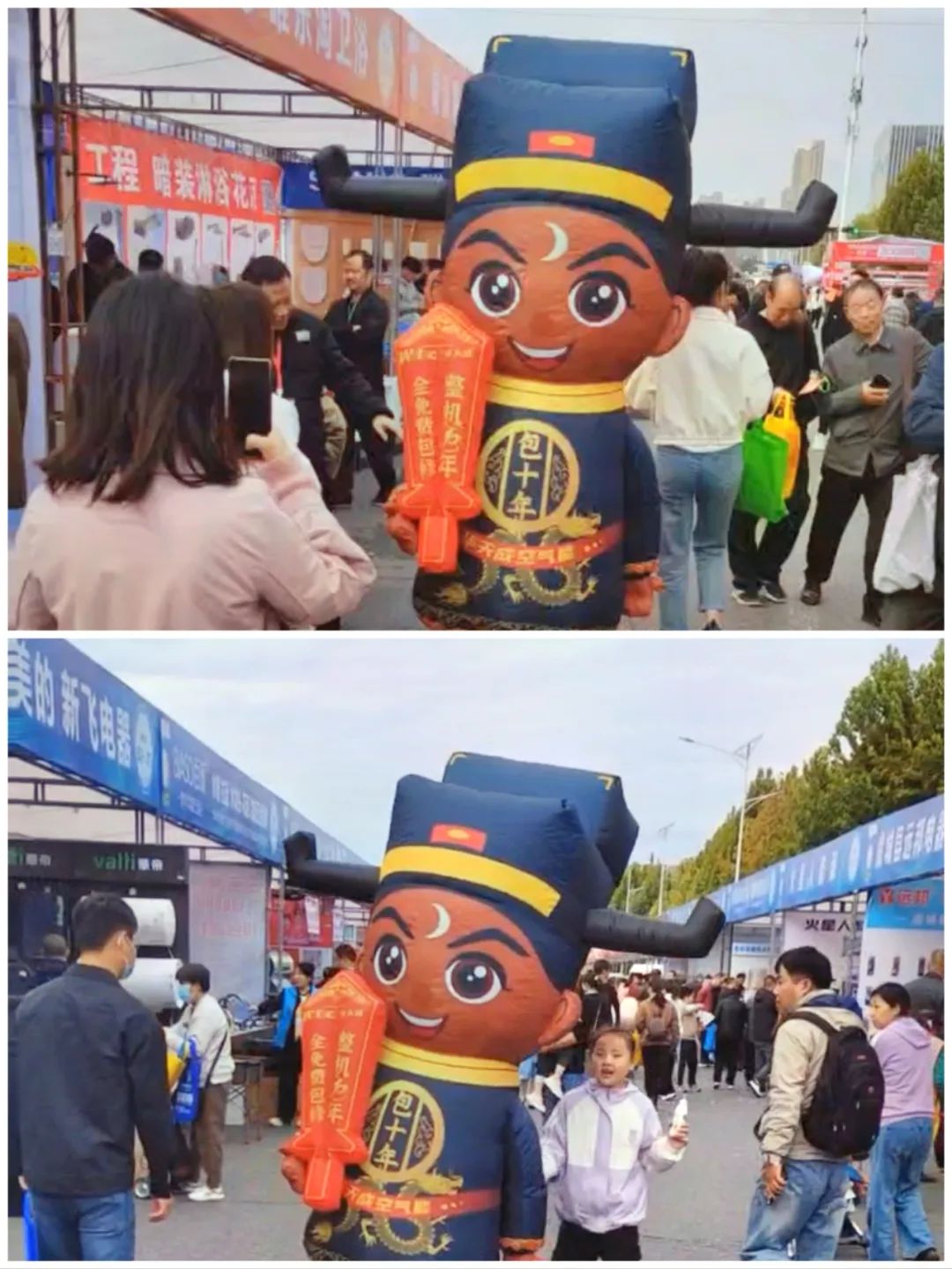 鄭州第13屆家居建材展銷會焦點：華天成“包十年”IP形象吸引無數(shù)目光！